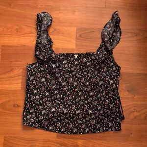 Scrunch-back tank top